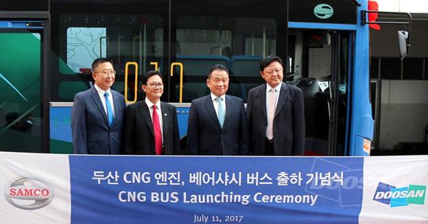 Doosan Infracore进军越南巴士发动机市场