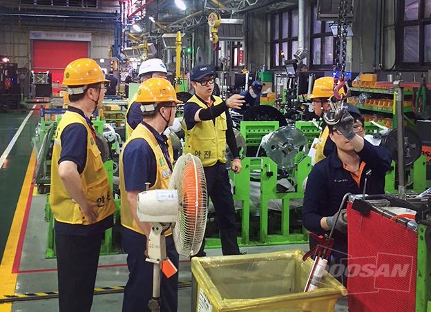 두산인프라코어, 협력사와 산업현장 안전 지킨다