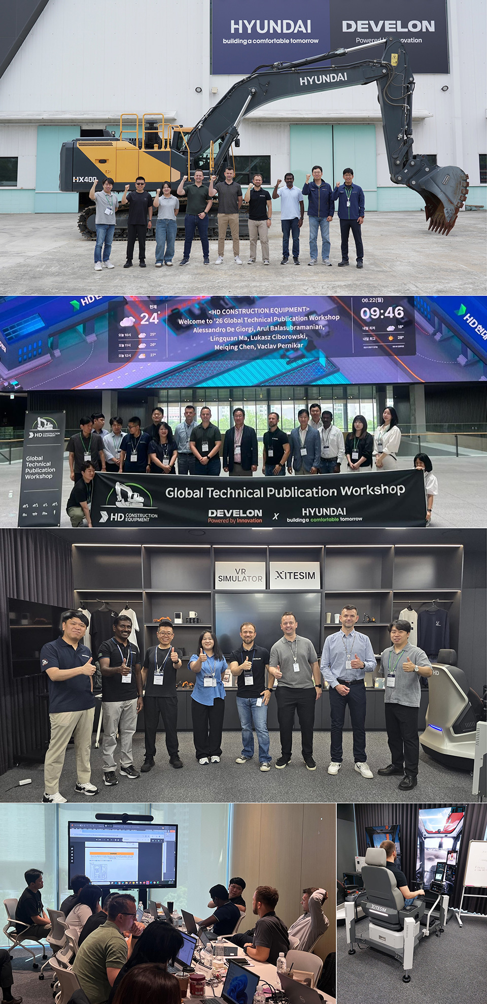 HD Construction Equipment conducted the "Global Technical Publication Workshop" from June 22 to 26.