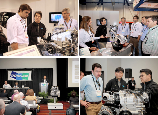 Doosan Infracore发动机举办Doosan Infracore首次媒体见面会