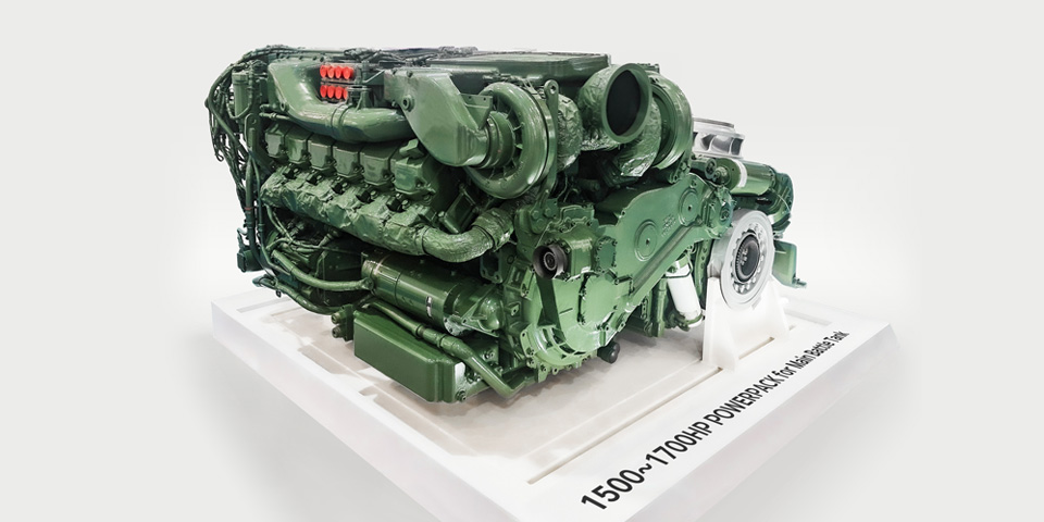 HD Construction Equipment K2 Tank Engine (DV27K)