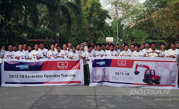 Doosan Infracore：在缅甸签订68台挖掘机订单