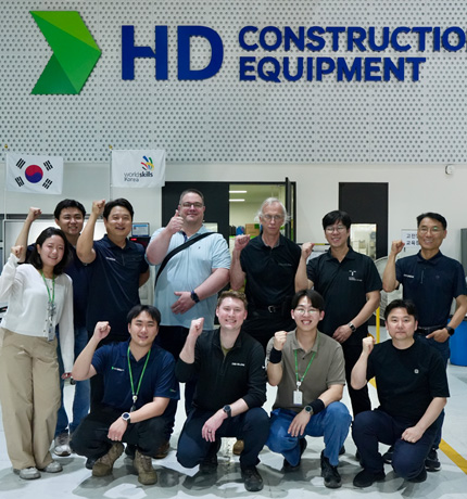 HD Construction Equipment held the Global Training Center Technical Workshop from July 7 to 10 by inviting technical training managers from Develon’s North American and European subsidiaries.